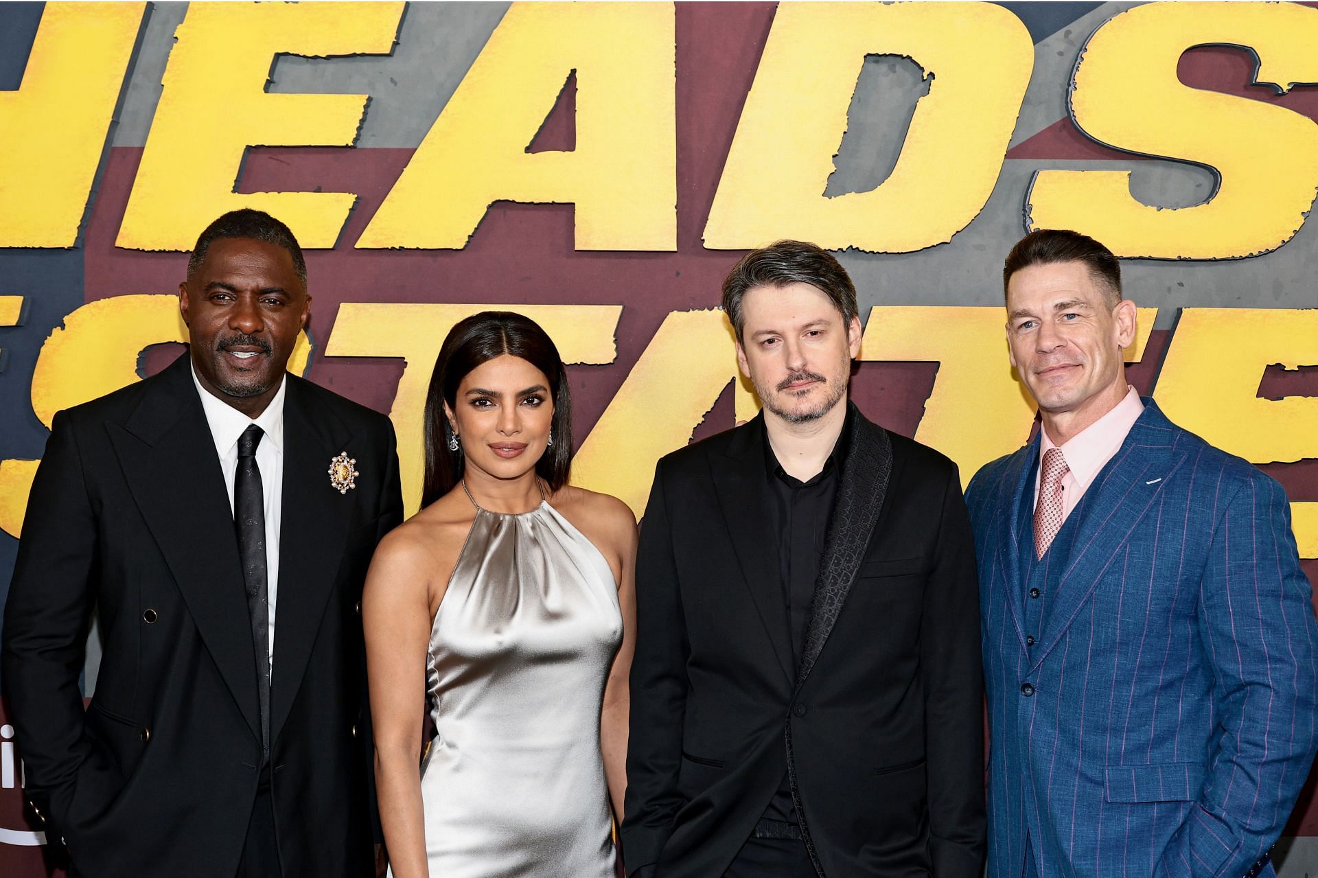 The cast of Heads of State (Image via Getty)